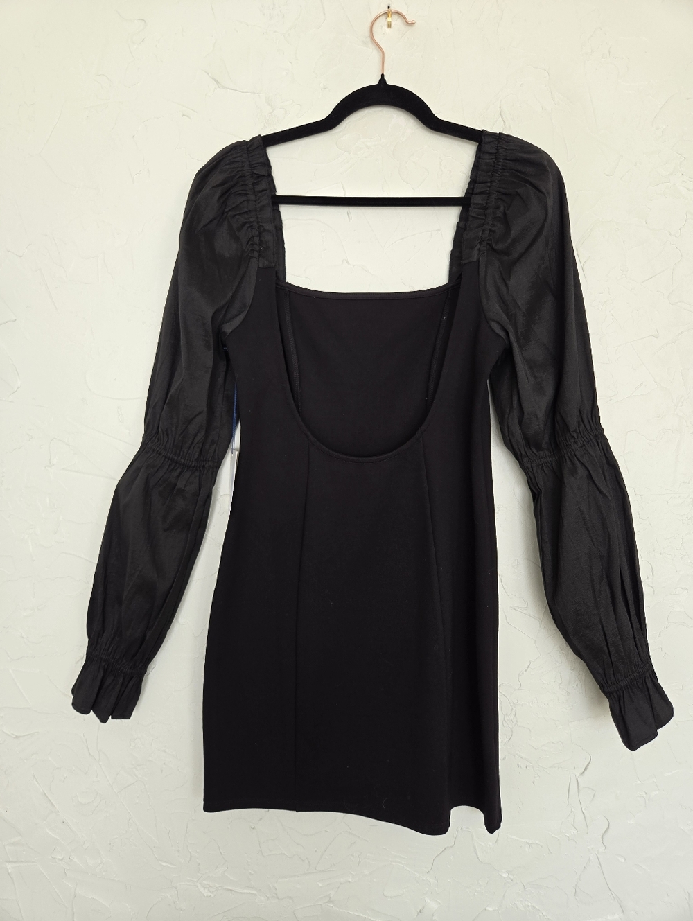 NWT Majorelle Revolve Black Dove Long Sleeve Dress, S - Picture 6 of 10